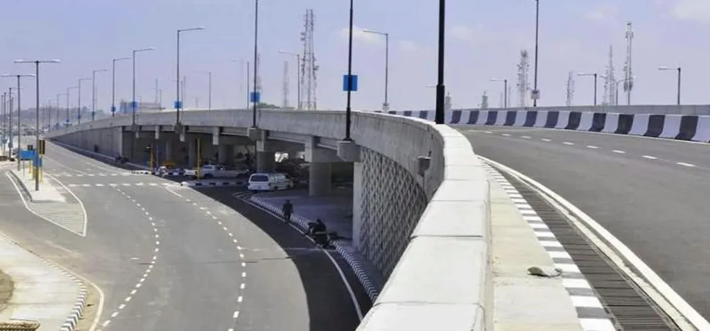 iron rods are used to build bridges and flyovers in Nigeria