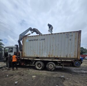 hire Hiab in Lagos for construction haulage